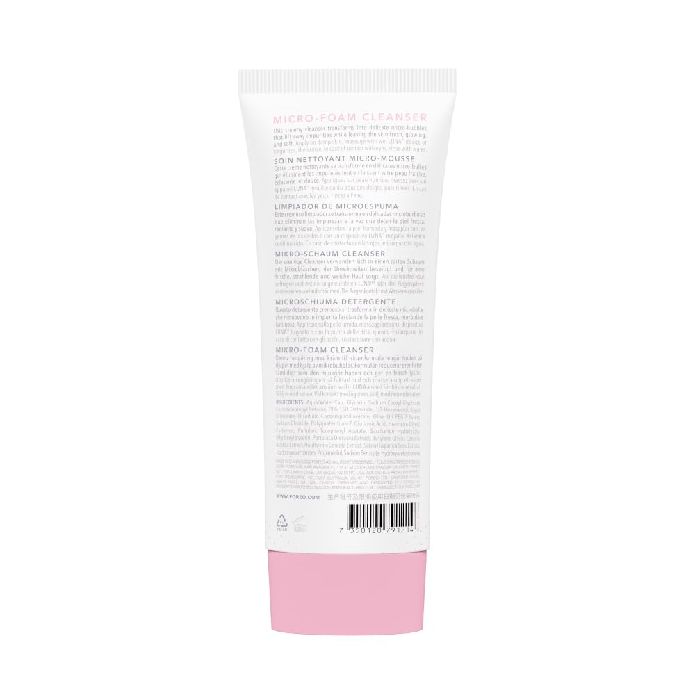FOREO LUNA 4 – Face Cleansing Brush & Firming Massager