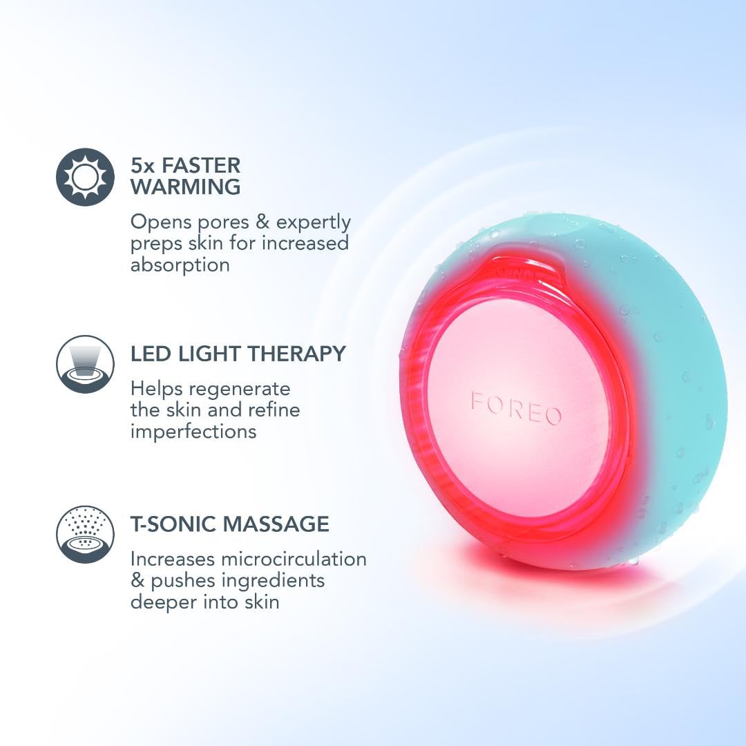 FOREO UFO Mini 2 – Red Light, Warming, Moisturizing Face Mask Treatment for Dark Spots & Acne Scars