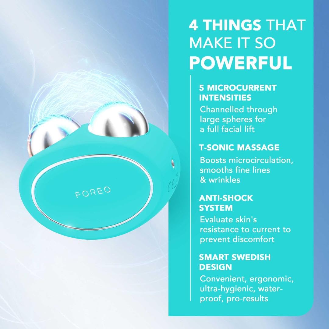 FOREO Age-Defying BEAR Bundle – Microcurrent Facial Device + 2x Conductive Serum