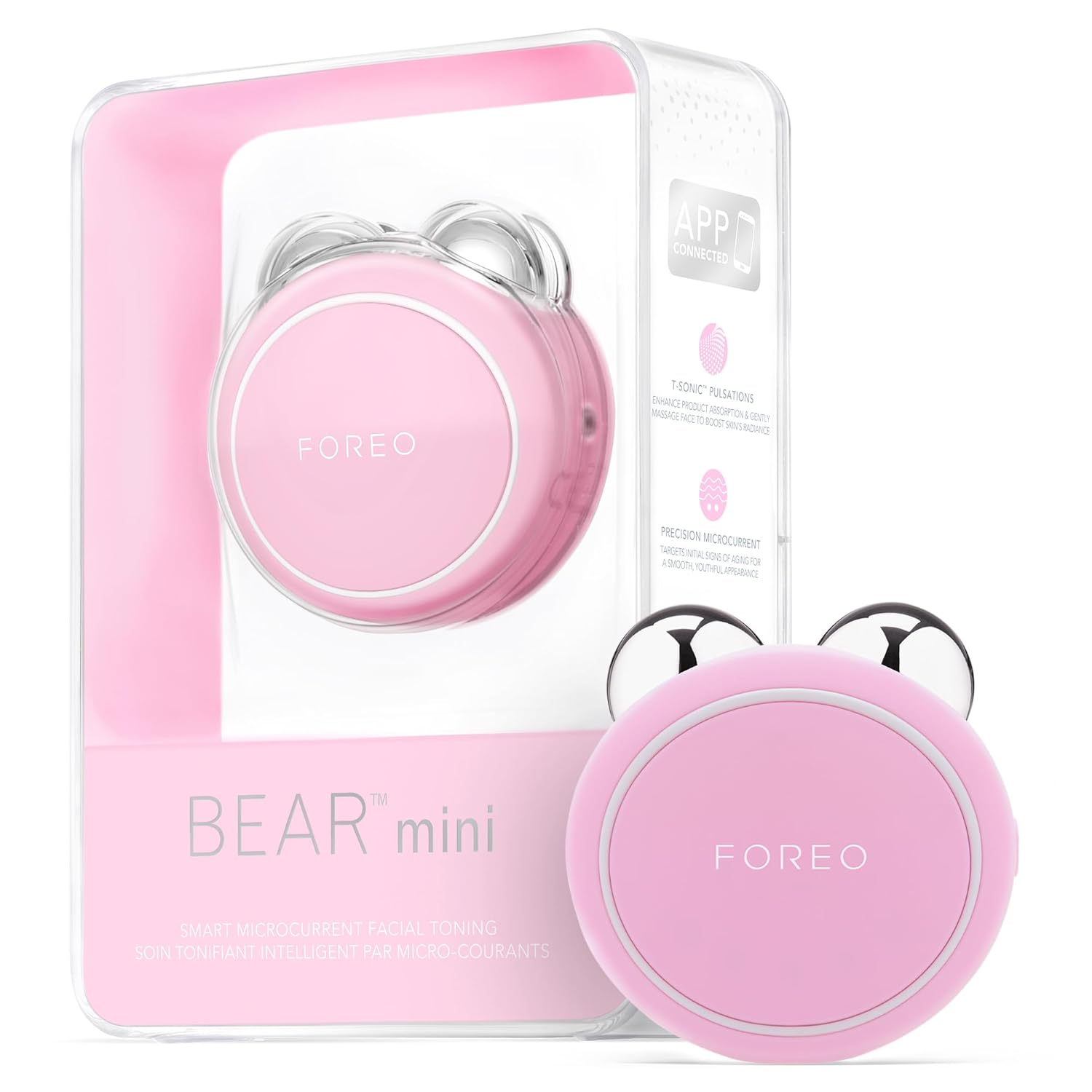 FOREO BEAR Mini – Microcurrent Face Sculpting & Firming Device