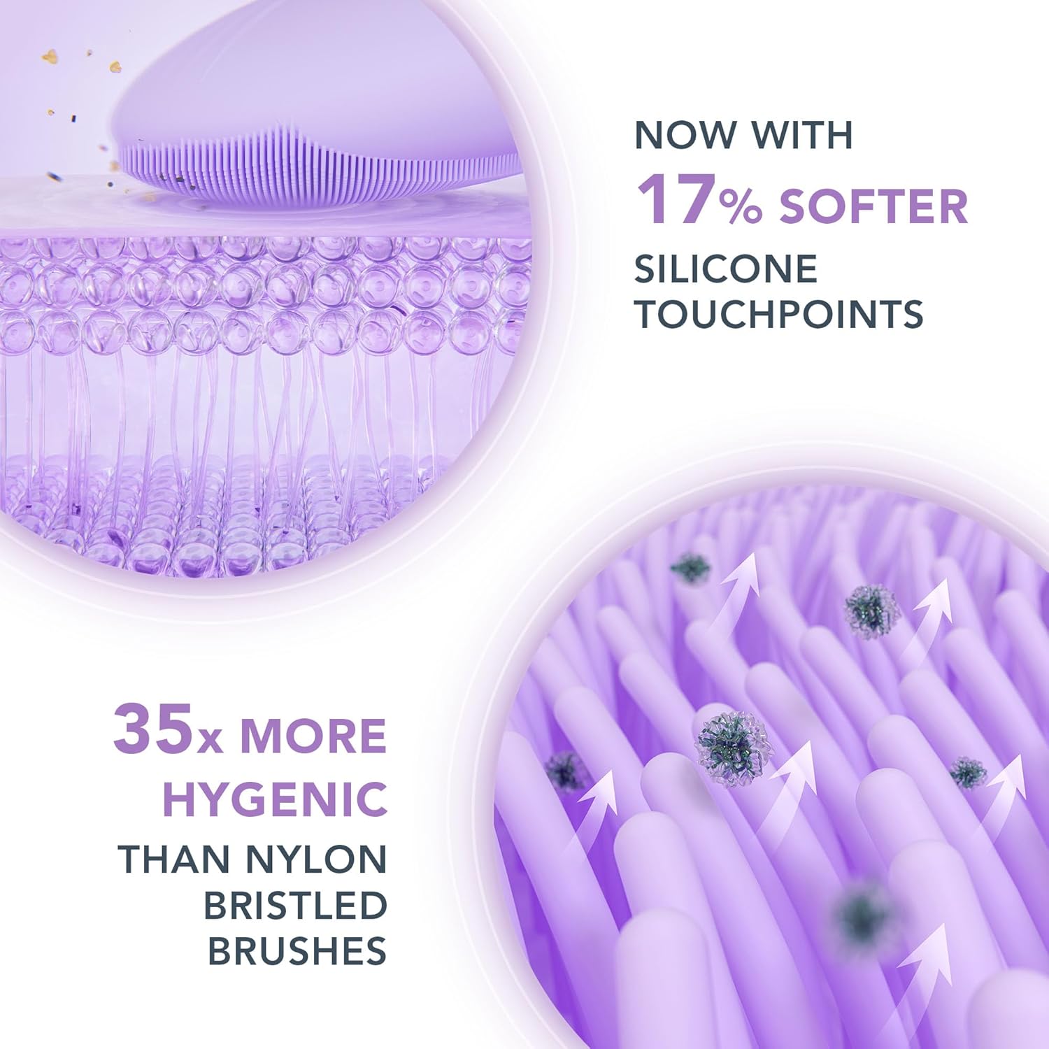 FOREO LUNA 4 Sensitive Bundle – Facial Brush for Sensitive Skin, 3.4 oz Cleanser