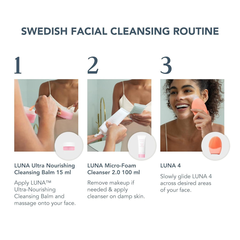 FOREO LUNA 4 – Face Cleansing Brush & Firming Massager