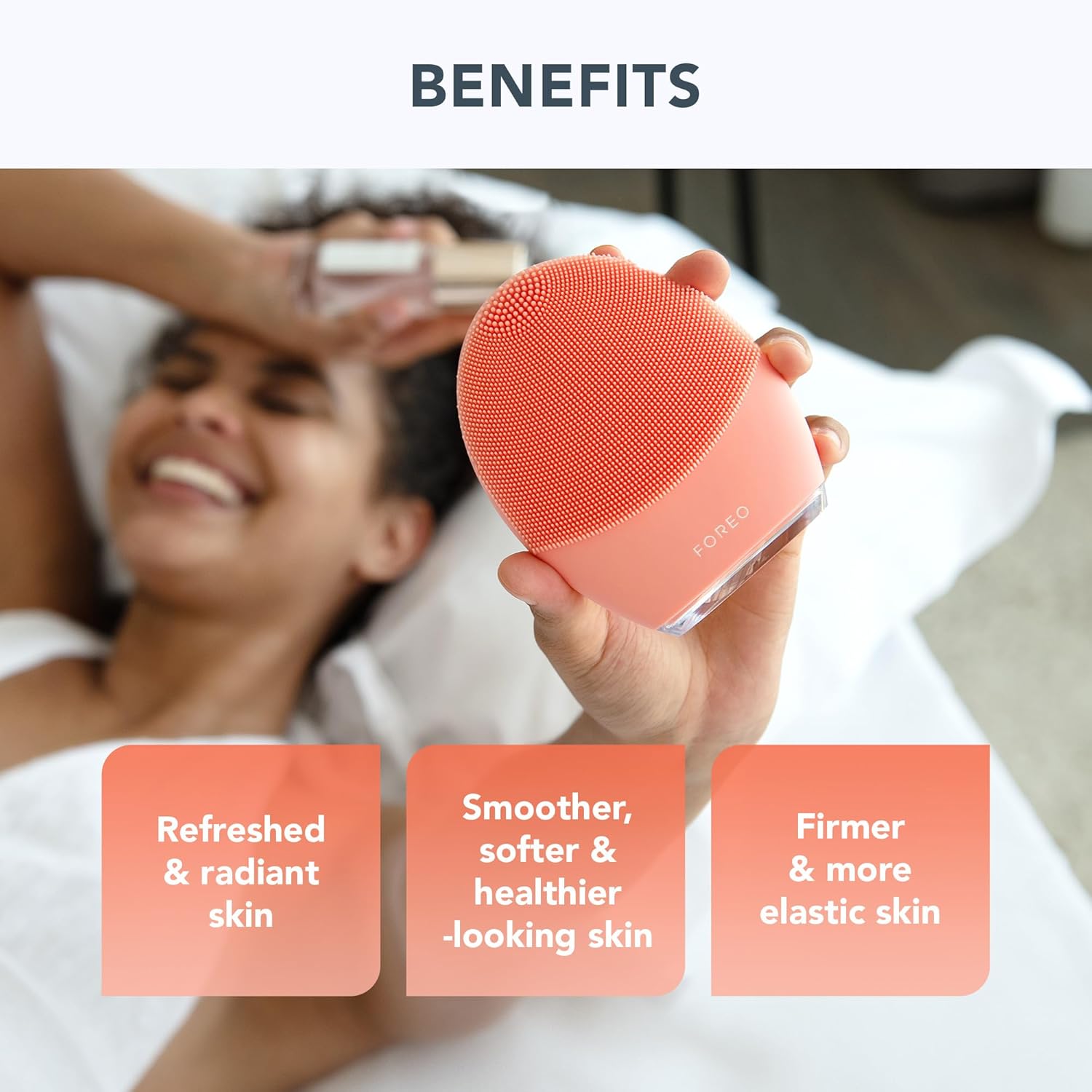 FOREO LUNA 4 – Face Cleansing Brush & Firming Massager