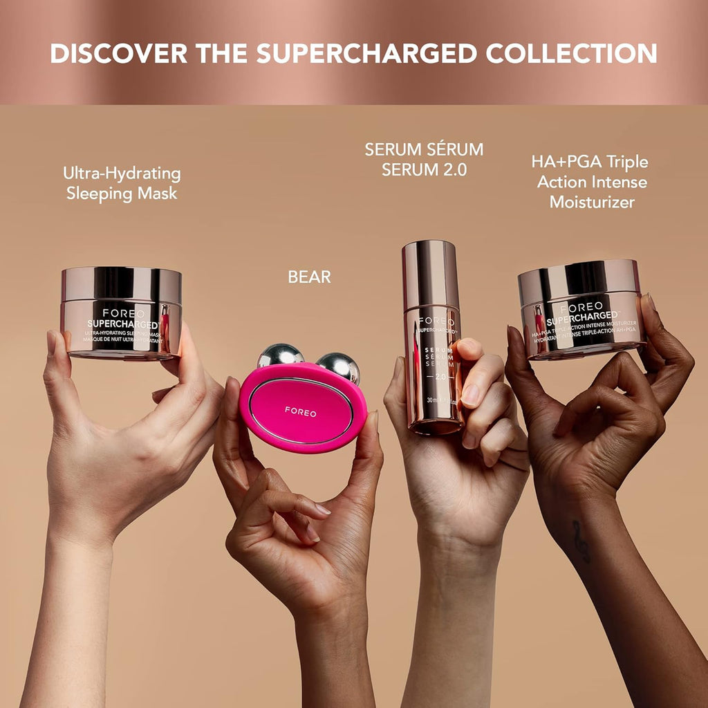 FOREO SUPERCHARGED – Anti-Aging Night Moisturizer for Rejuvenated Skin