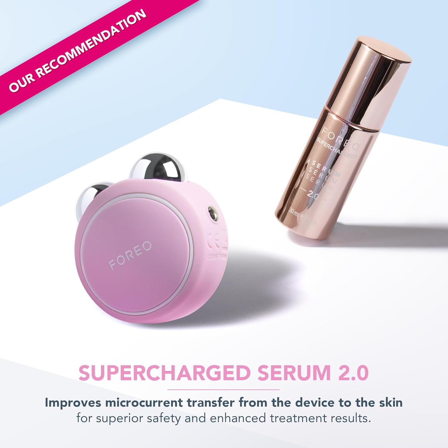 FOREO BEAR Mini – Microcurrent Face Sculpting & Firming Device