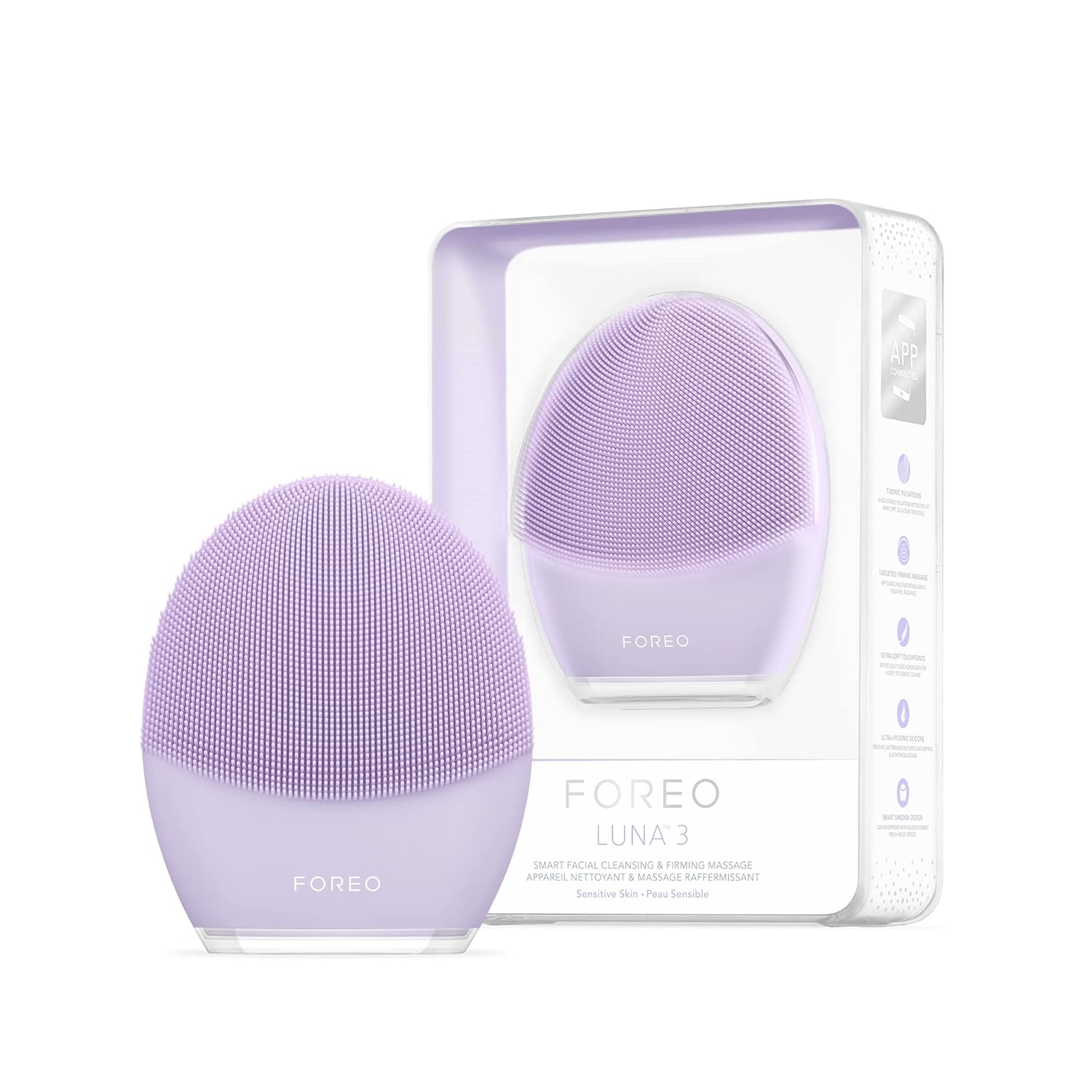 FOREO LUNA 3 – Facial Cleansing Brush for Combination Skin