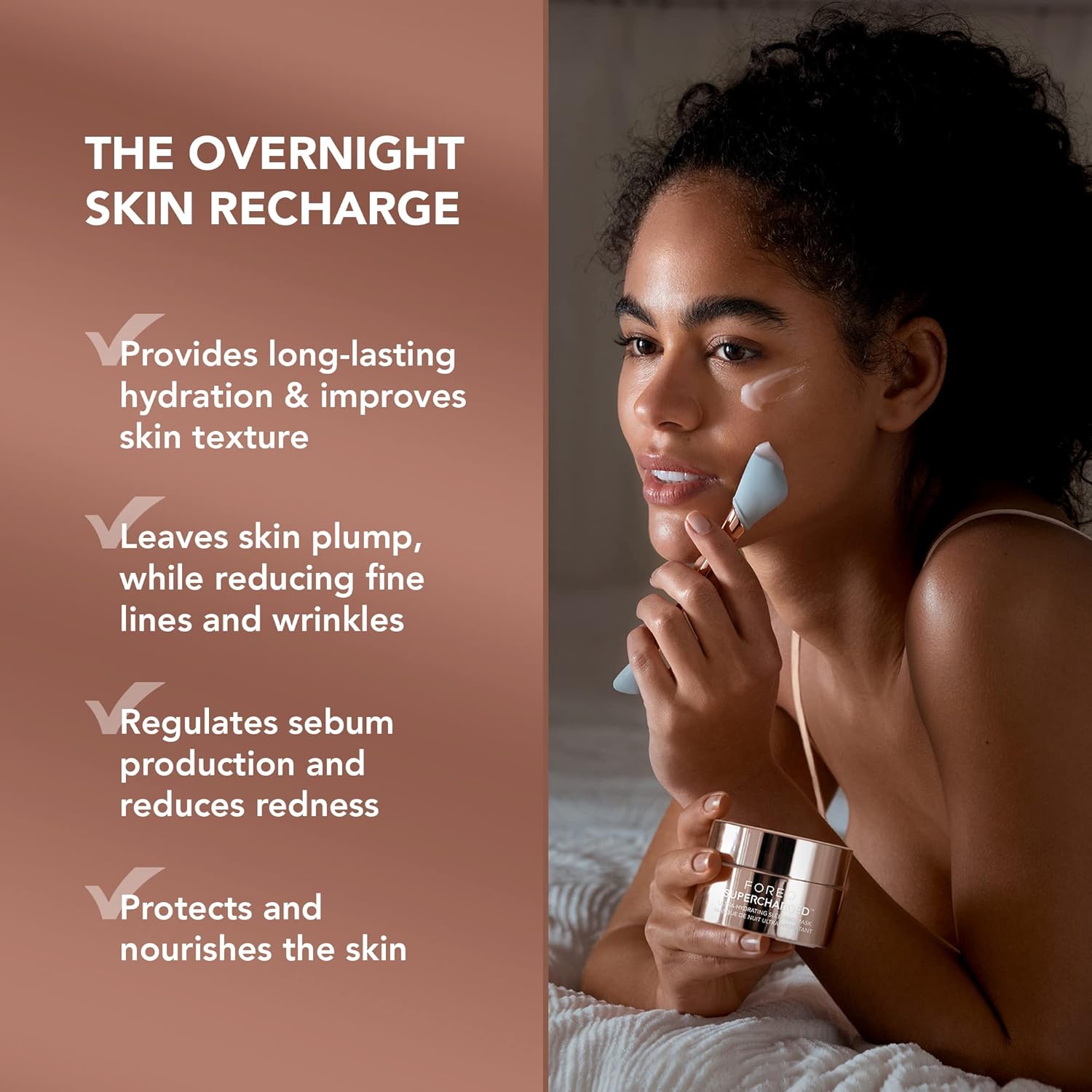 FOREO SUPERCHARGED – Anti-Aging Night Moisturizer for Rejuvenated Skin
