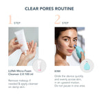 FOREO KIWI Blackhead Remover Bundle – Pore Vacuum & LUNA Micro-Foam Cleanser 2.0 (3.5 oz)