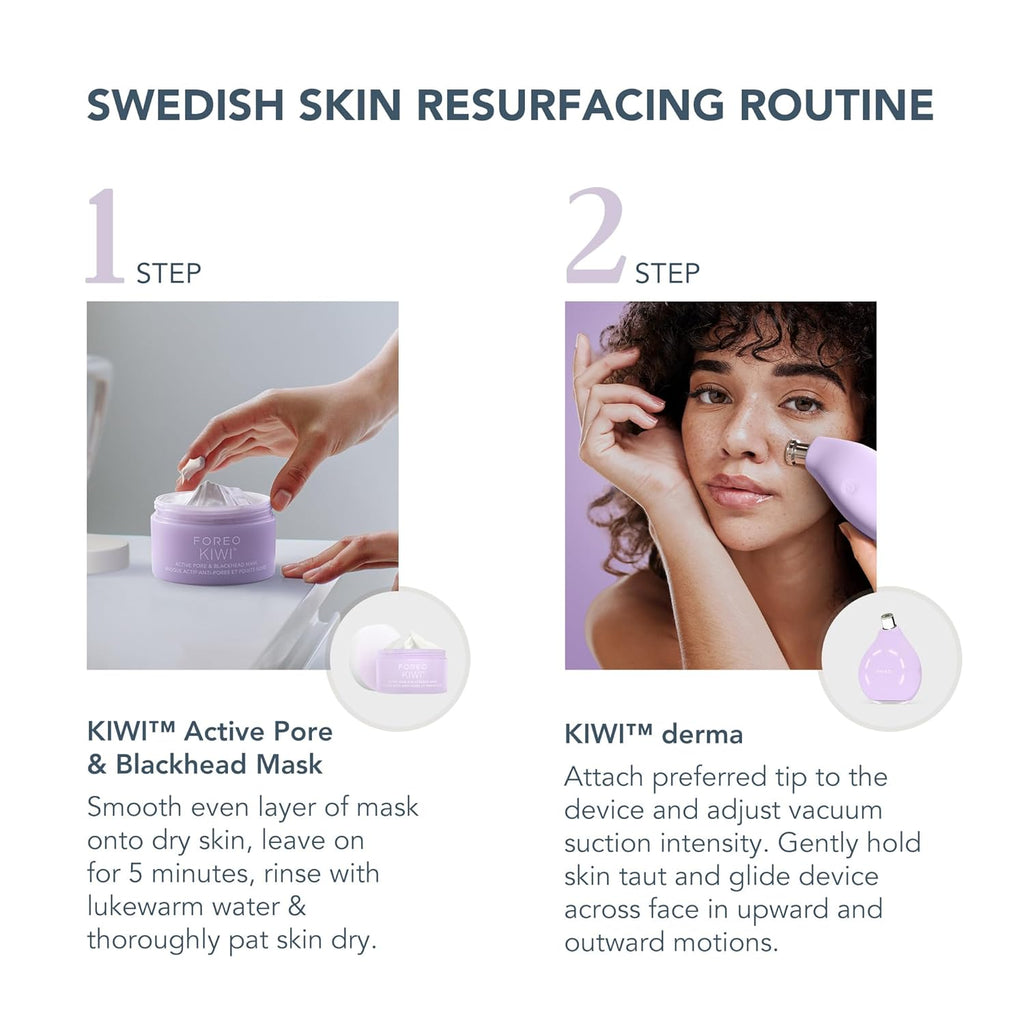 FOREO KIWI – Microdermabrasion & Blackhead Remover