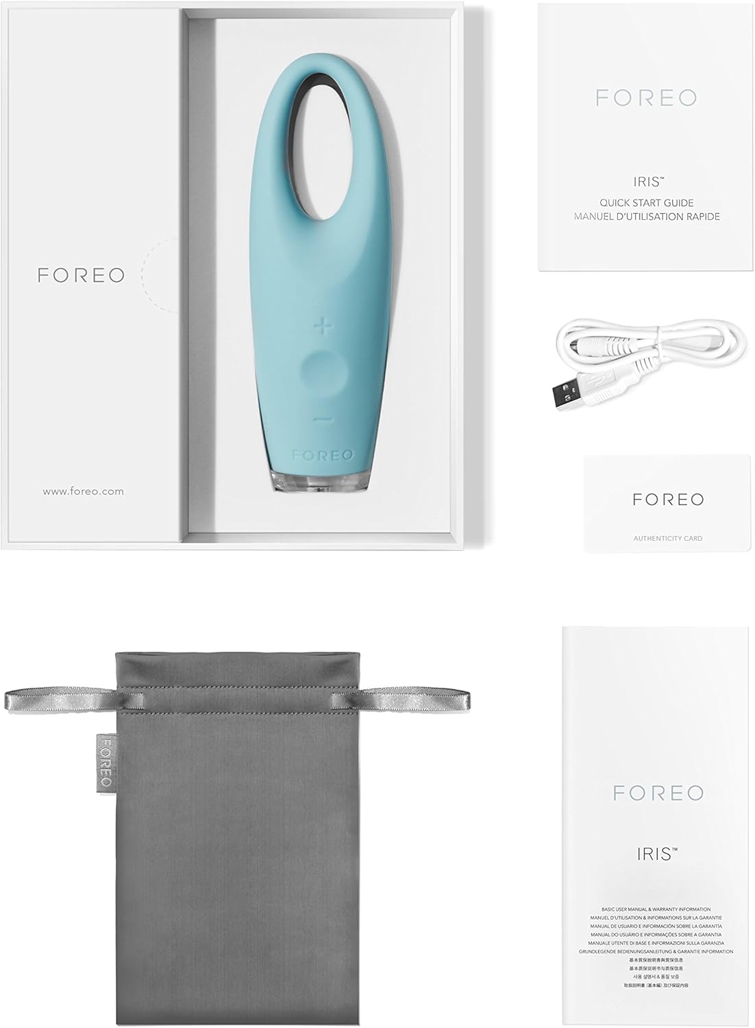 FOREO IRIS Eye Massager – Reduce Dark Circles & Puffiness, Anti-Aging, Waterproof