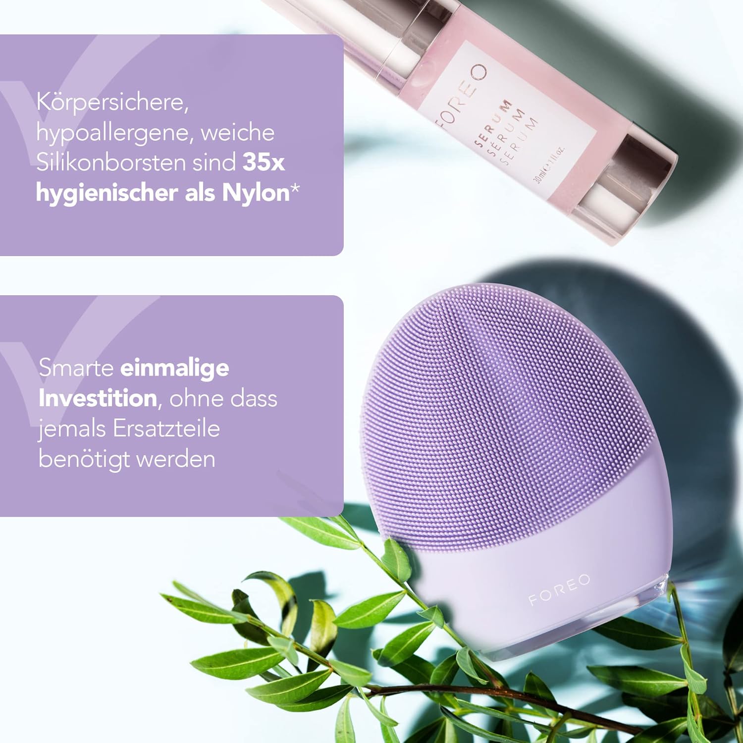 FOREO LUNA 3 – Facial Cleansing Brush for Combination Skin