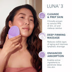 FOREO LUNA 3 – Facial Cleansing Brush for Combination Skin