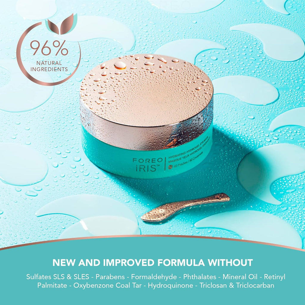 FOREO IRIS – Cooling Hydrogel Eye Patches for Brightening & Depuffing